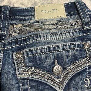 Miss Me Embellished Mid-rise Bootcut Denim Jeans